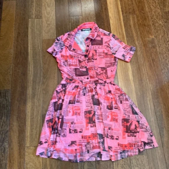 Urban Outfitters | Dresses | Urban Outfitters Hot Pink Mesh Dress | Poshmark